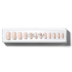 Static nails pop on manicure Silk (round shaped)